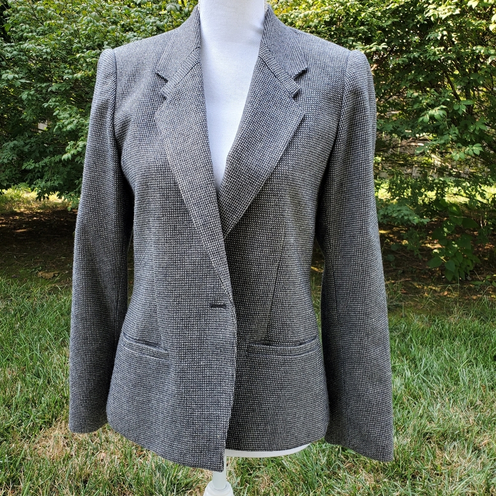 Vintage EH Woods single button blazer 10